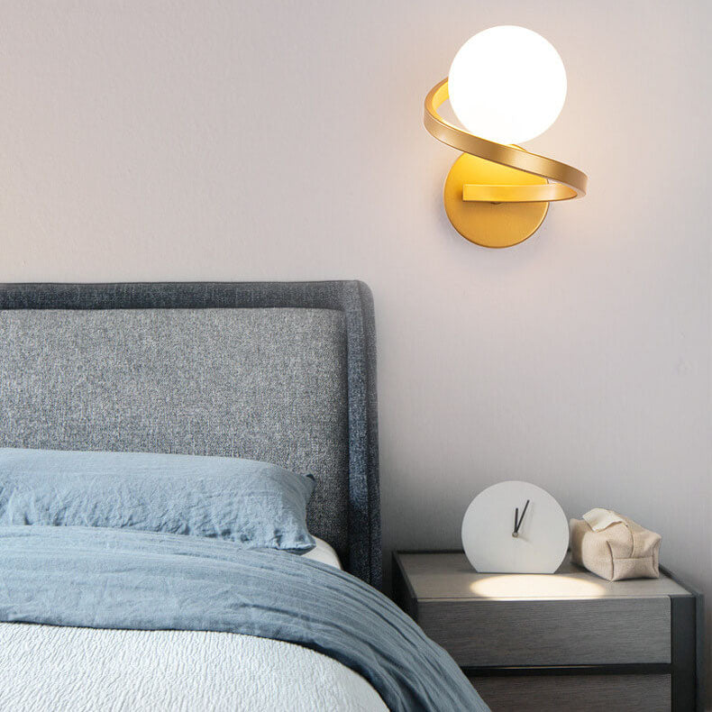 Lámpara de Pared Astra | Diseño Moderno de Globo LED Dual