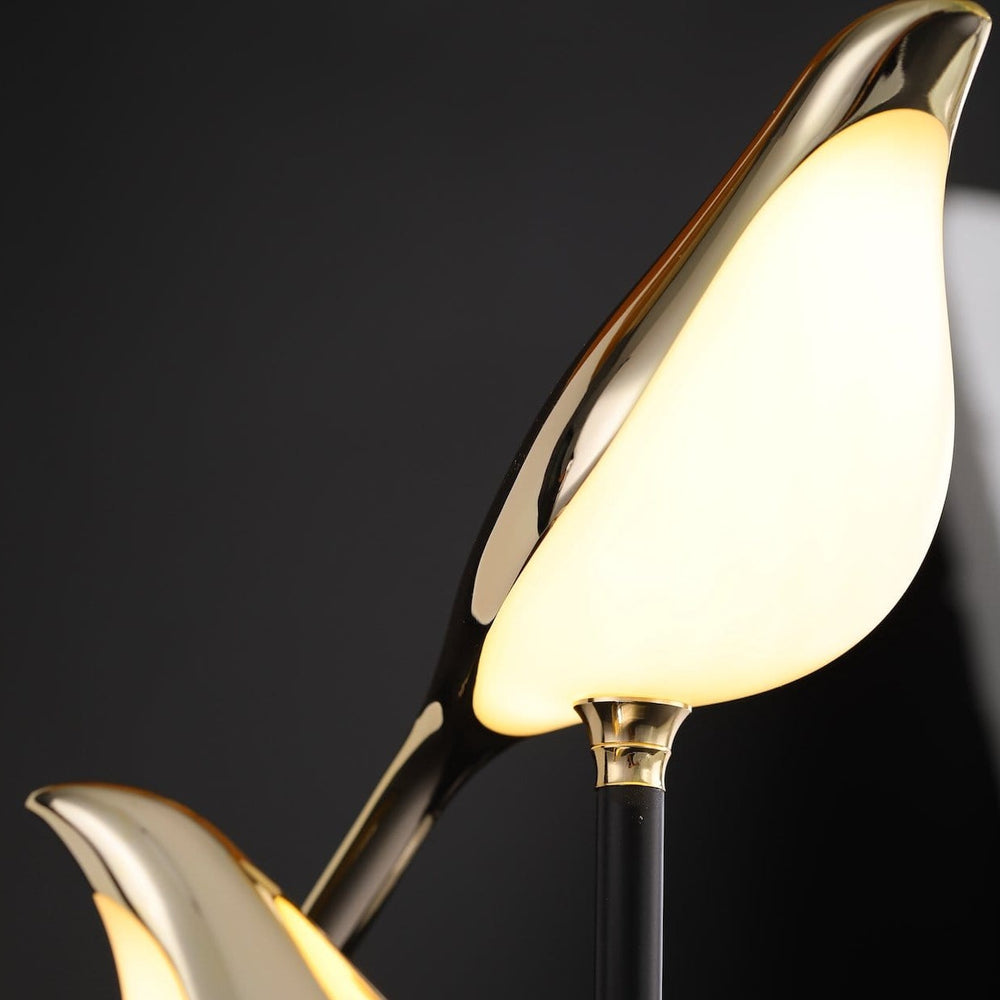 Lámpara de Pared Golden Birdlight | Aplique de Pared Nórdico Moderno con LED