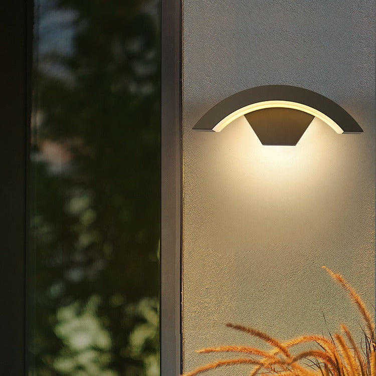 Lámpara de Pared Exterior Moderna | Luminaria LED Impermeable IP65