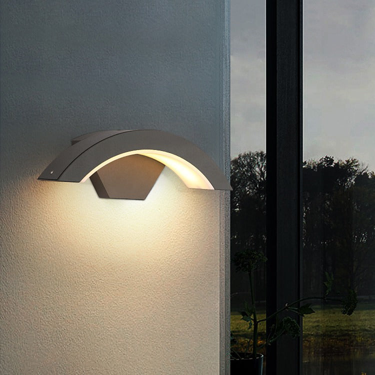 Lámpara de Pared Exterior Moderna | Luminaria LED Impermeable IP65