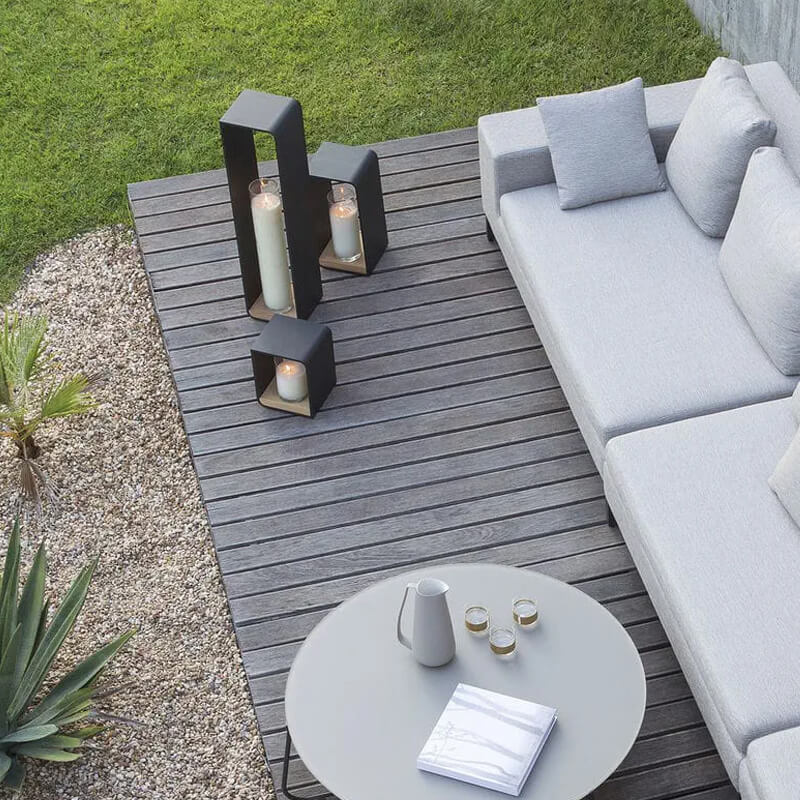 Luz LED Exterior Cuadrada Moderna | Luz LED Solar Impermeable