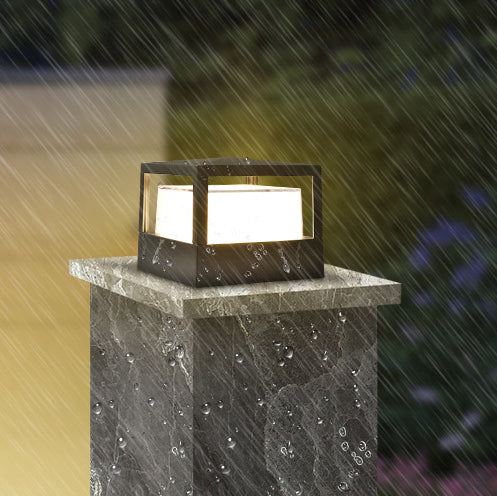 Luz de césped exterior LED industrial impermeable de aluminio cilíndrico