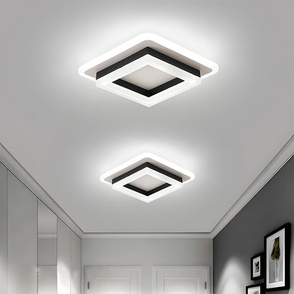 Luz de Techo LED Cuadrada | Lámpara Moderna de Montaje Empotrado