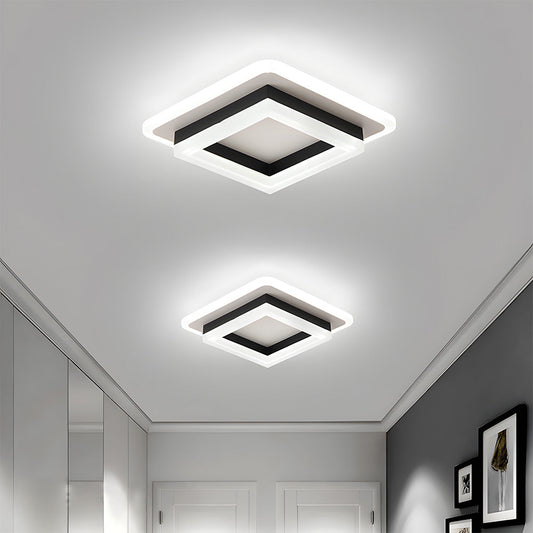 Luz de Techo LED Cuadrada | Lámpara Moderna de Montaje Empotrado