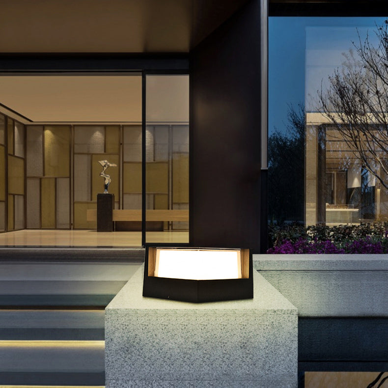 Luz de césped exterior LED industrial impermeable de aluminio cilíndrico