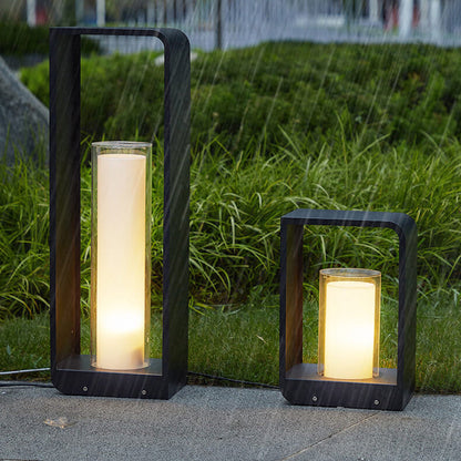 Luz LED Exterior Cuadrada Moderna | Luz LED Solar Impermeable