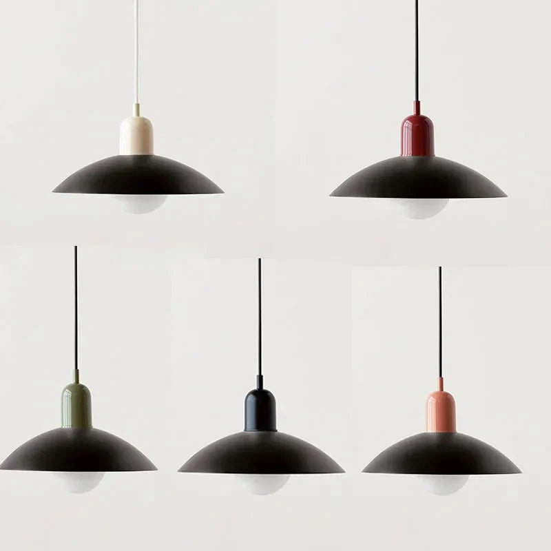 Lámpara Colgante Macaron Bauhaus | Lámpara de Techo Moderna y Colorida