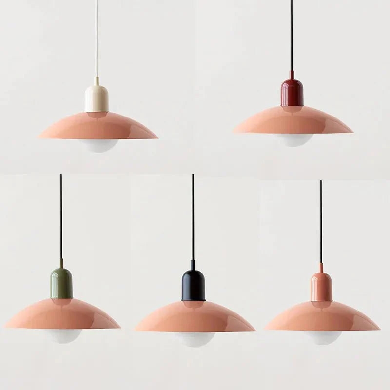 Lámpara Colgante Macaron Bauhaus | Lámpara de Techo Moderna y Colorida