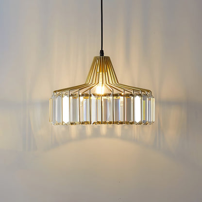 Lámpara Colgante Moderna de Cristal Negro | Elegante Luminaria Suspendida
