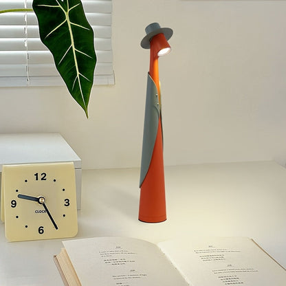 Lámpara de Sombrero LED Recargable Moderna | Lámpara de Escritorio con Toque Creativo