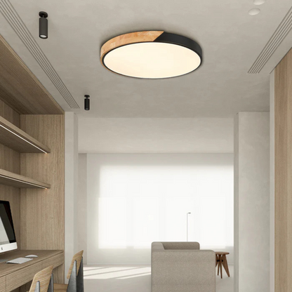 Lámpara de Techo LED | Diseño Moderno Nórdico de Madera
