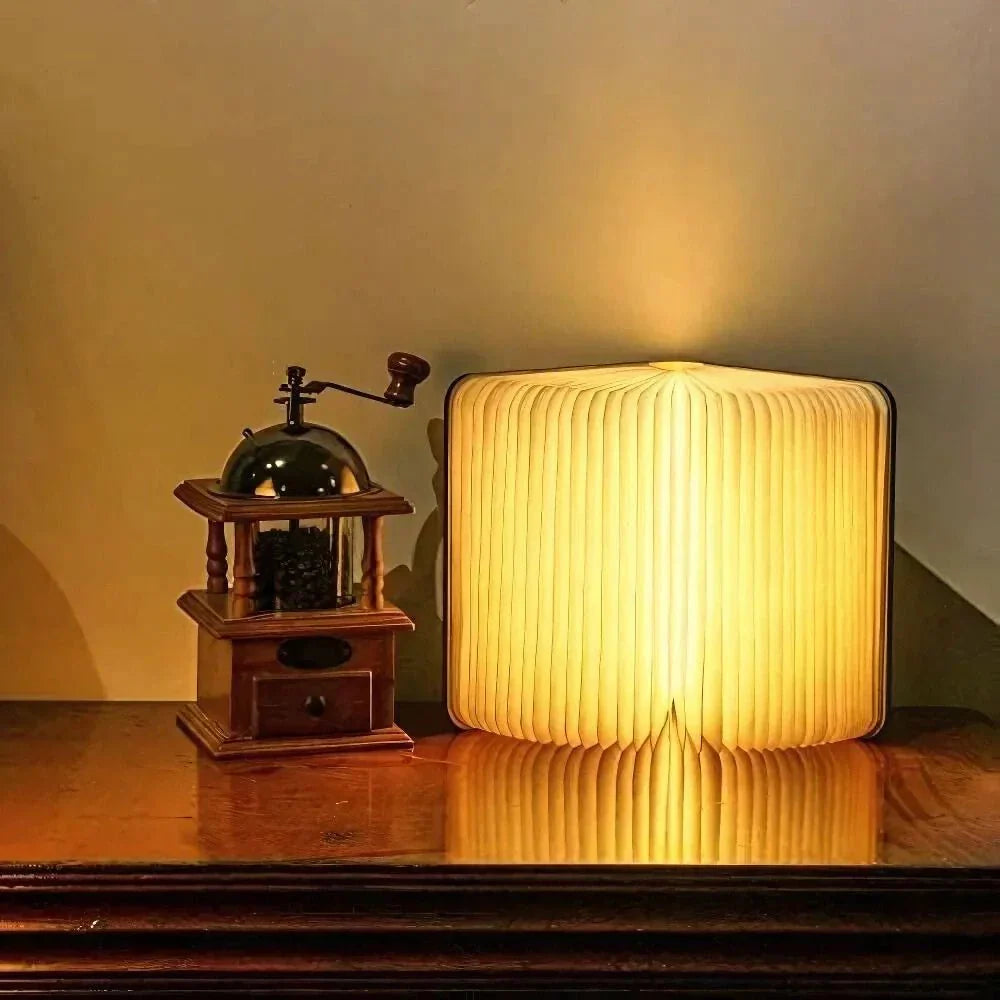 Lámpara de Mesa Lumibook | Luz Recargable Plegable 360°