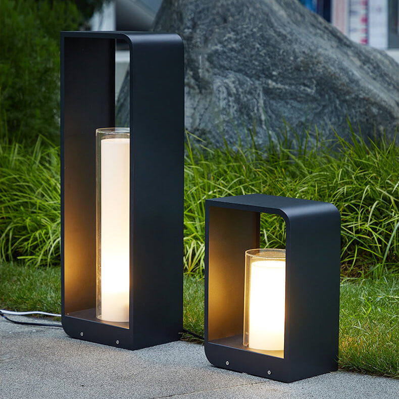 Luz LED Exterior Cuadrada Moderna | Luz LED Solar Impermeable