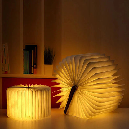 Lámpara de Mesa Lumibook | Luz Recargable Plegable 360°