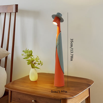 Lámpara de Sombrero LED Recargable Moderna | Lámpara de Escritorio con Toque Creativo