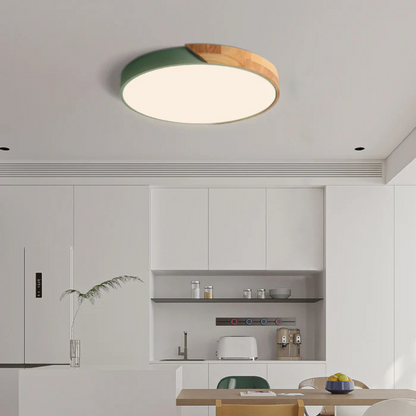 Lámpara de Techo LED | Diseño Moderno Nórdico de Madera