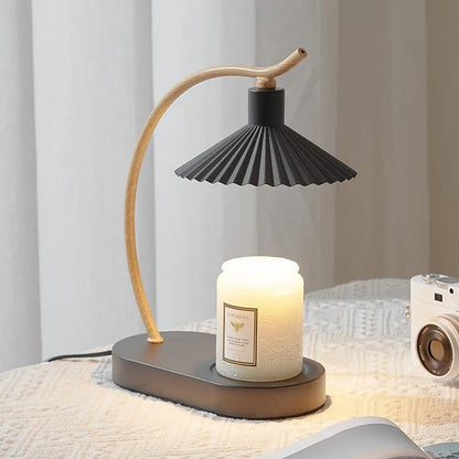 Lámpara calentadora de velas Vanessa | Ambiente nórdico elegante