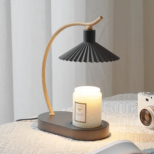 Lámpara calentadora de velas Vanessa | Ambiente nórdico elegante