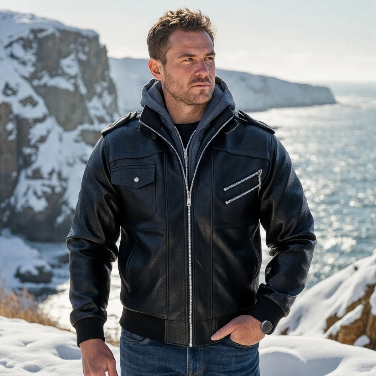 Adam | Chaqueta de cuero