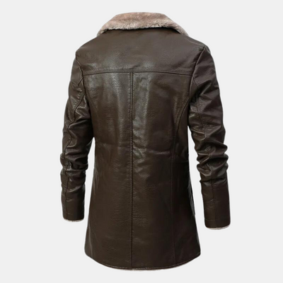 Fabio | Chaqueta de cuero con forro