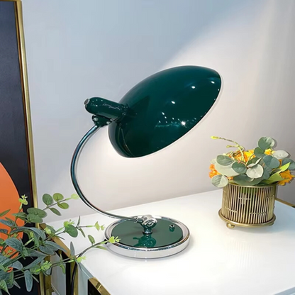 Lámpara de mesa ScandiArc | Diseño curvo de metal inspirado en Bauhaus