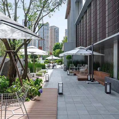 Luz LED Exterior Cuadrada Moderna | Luz LED Solar Impermeable