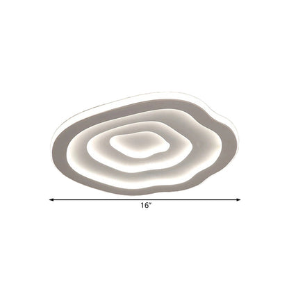 Lámpara de Techo LED Ripple | Luz Moderna de Montaje Empotrado