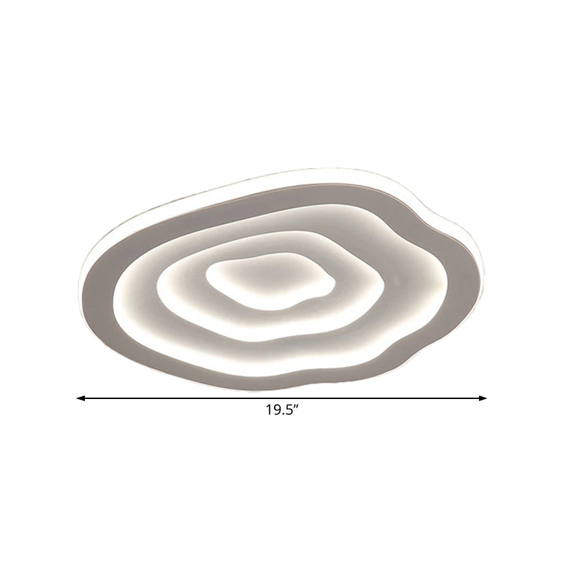 Lámpara de Techo LED Ripple | Luz Moderna de Montaje Empotrado