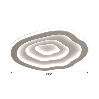 Lámpara de Techo LED Ripple | Luz Moderna de Montaje Empotrado
