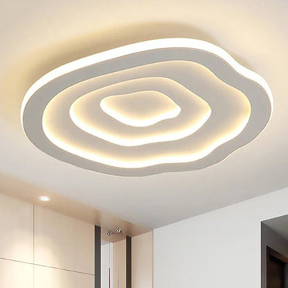 Lámpara de Techo LED Ripple | Luz Moderna de Montaje Empotrado