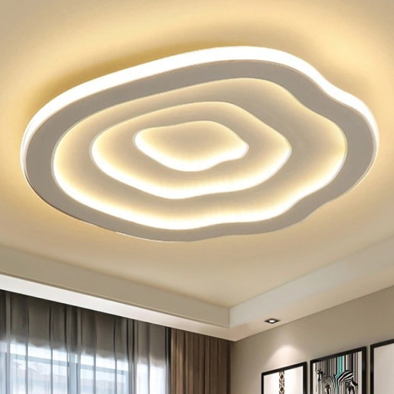 Lámpara de Techo LED Ripple | Luz Moderna de Montaje Empotrado