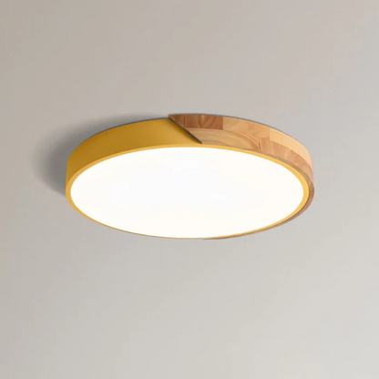 Lámpara de Techo LED | Diseño Moderno Nórdico de Madera