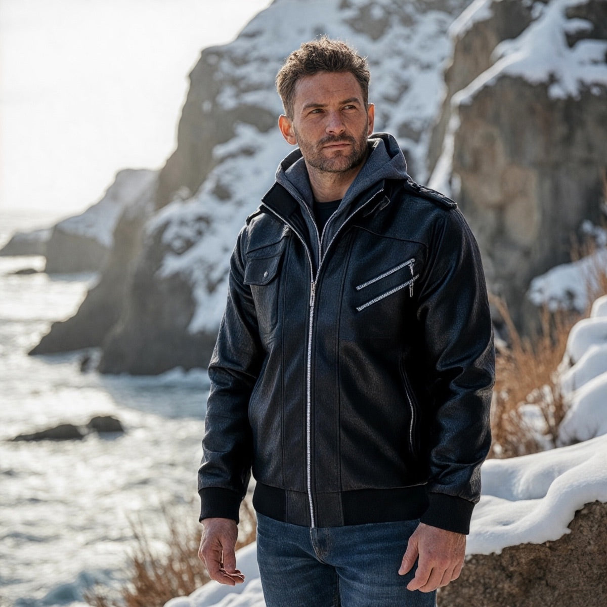 Adam | Chaqueta de cuero