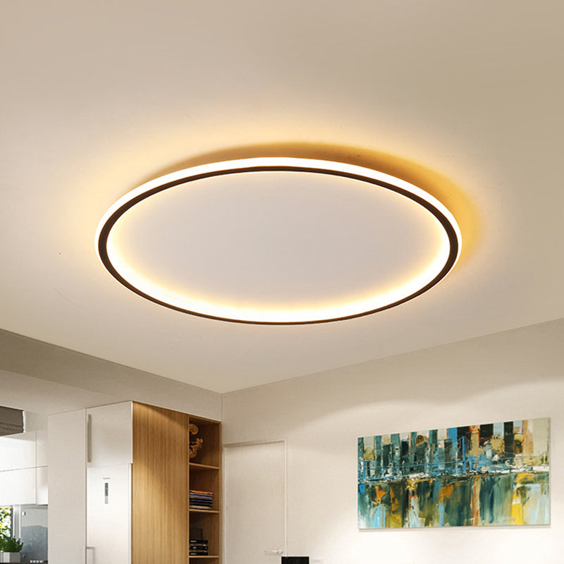 Lámpara de techo LED Nordic Disc | Lámpara moderna de montaje empotrado