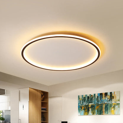 Lámpara de techo LED Nordic Disc | Lámpara moderna de montaje empotrado