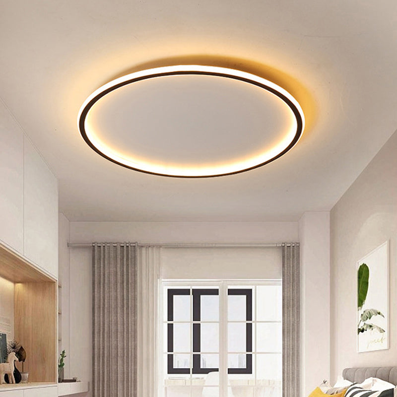 Lámpara de techo LED Nordic Disc | Lámpara moderna de montaje empotrado