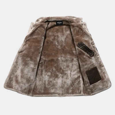 Fabio | Chaqueta de cuero con forro