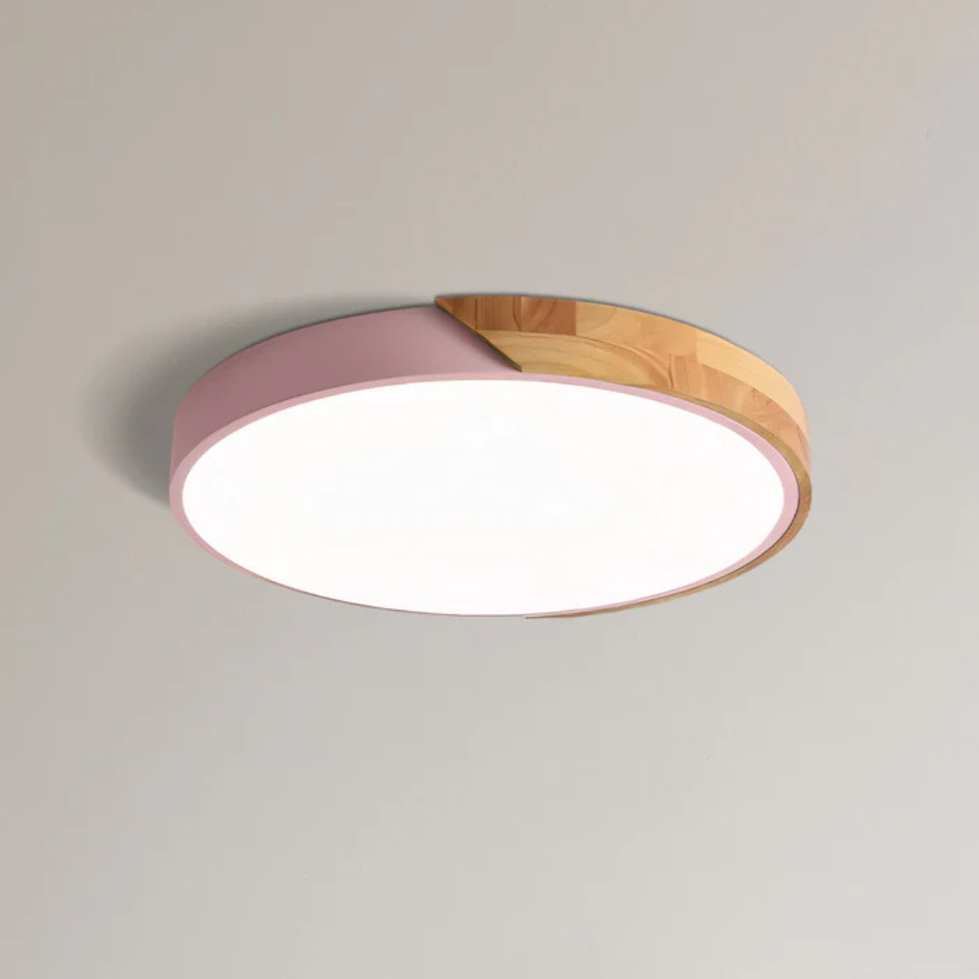 Lámpara de Techo LED | Diseño Moderno Nórdico de Madera