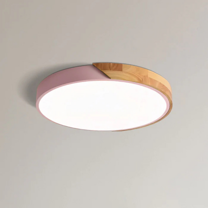 Lámpara de Techo LED | Diseño Moderno Nórdico de Madera