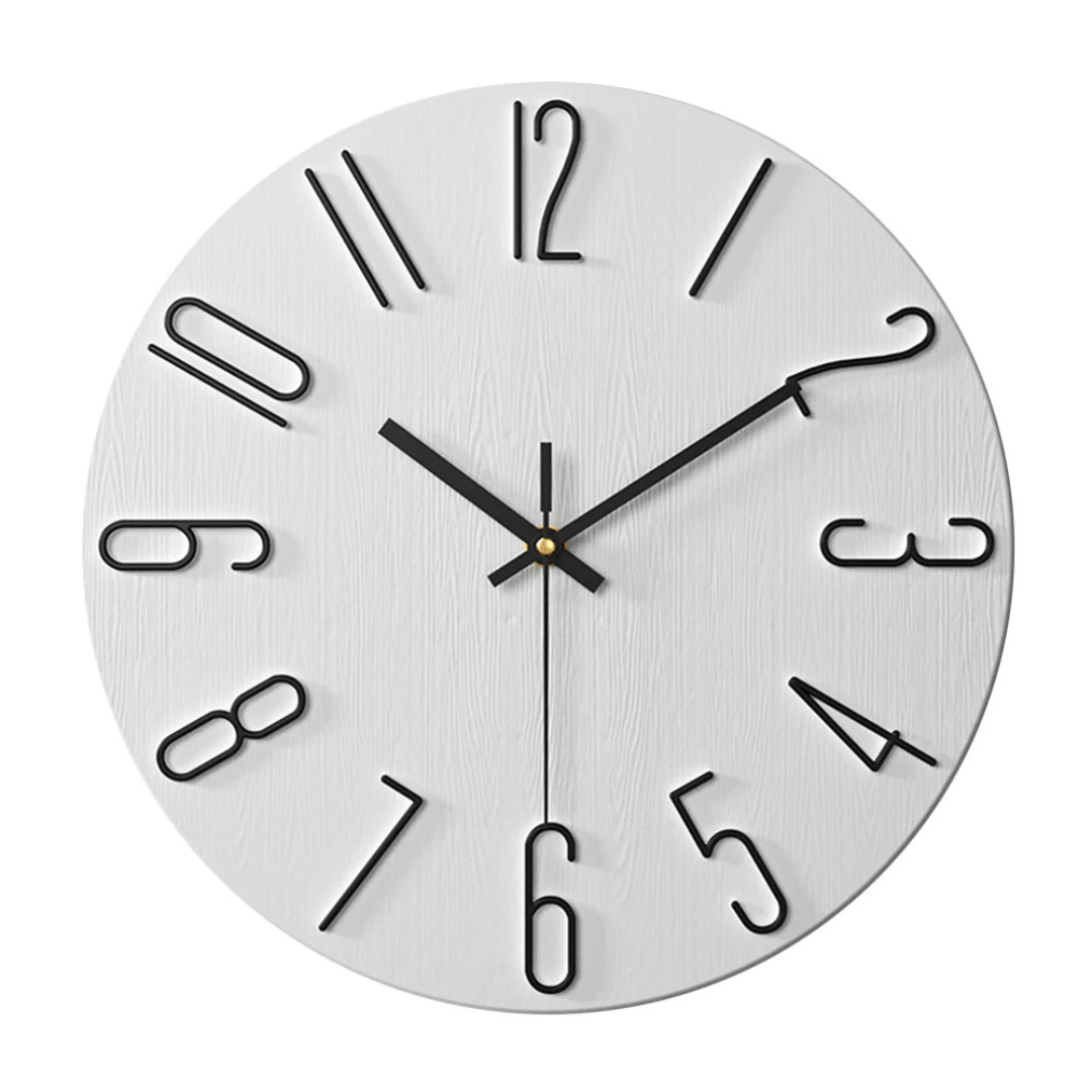 Reloj de Pared Moderno Noble | Diseño Minimalista en Dorado
