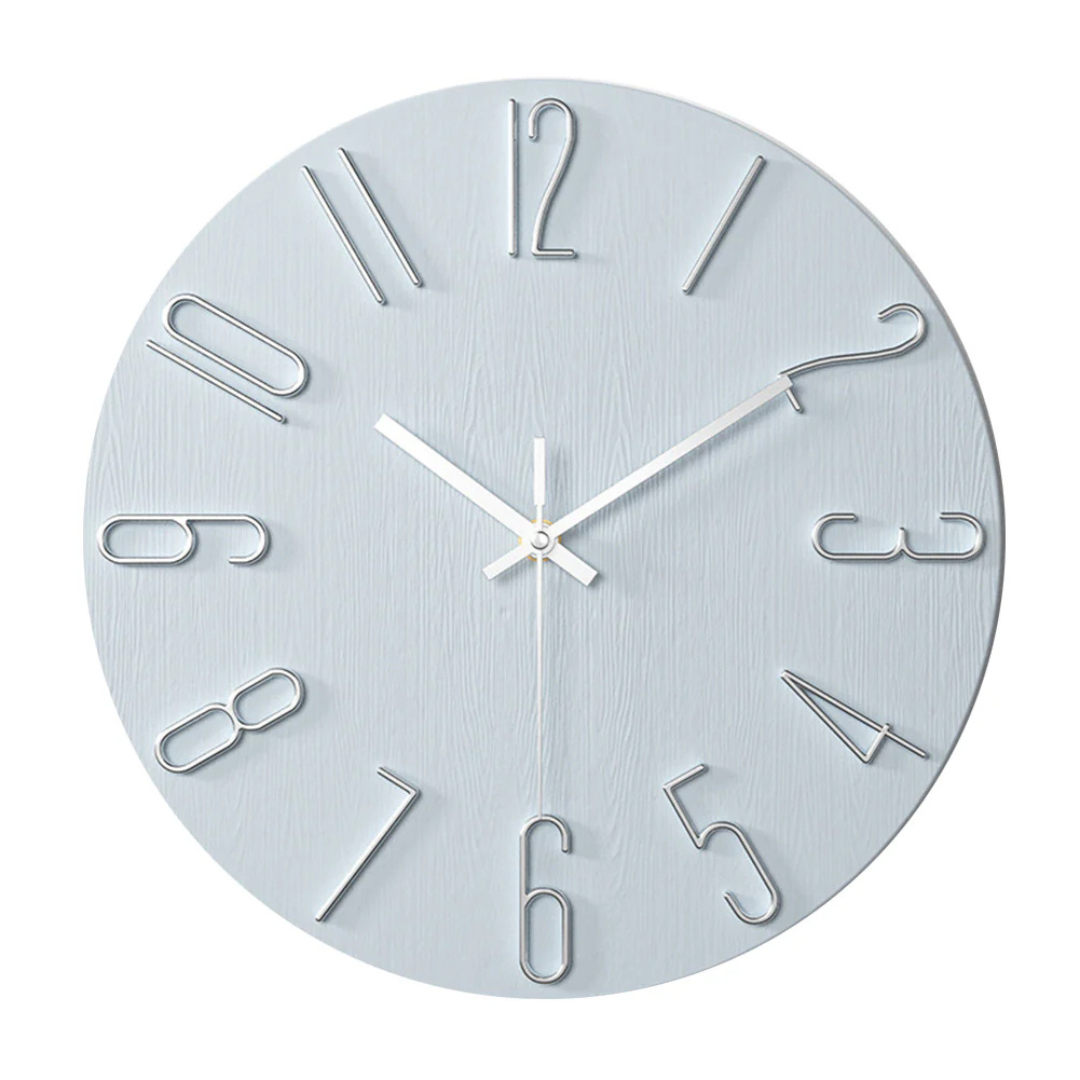 Reloj de Pared Moderno Noble | Diseño Minimalista en Dorado
