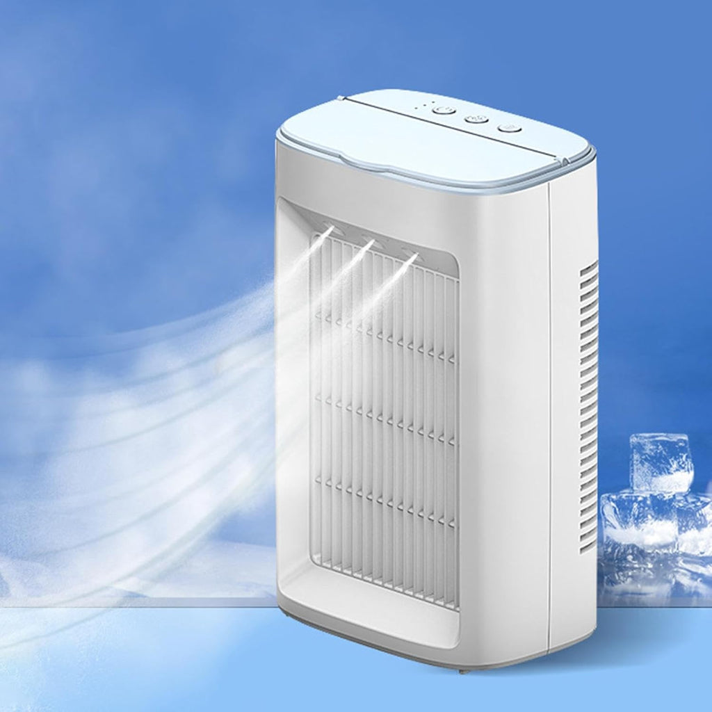 Aire Acondicionado Portátil Humidificador USB Ventilador de Enfriamiento
