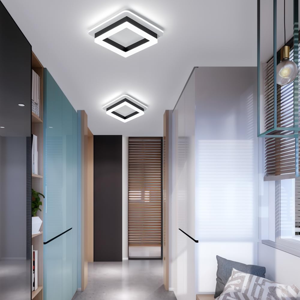 Luz de Techo LED Cuadrada | Lámpara Moderna de Montaje Empotrado