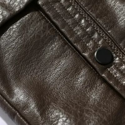 Fabio | Chaqueta de cuero con forro