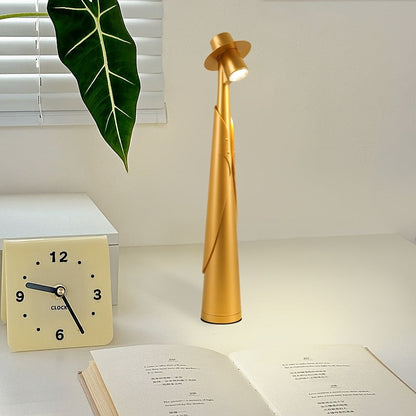 Lámpara de Sombrero LED Recargable Moderna | Lámpara de Escritorio con Toque Creativo