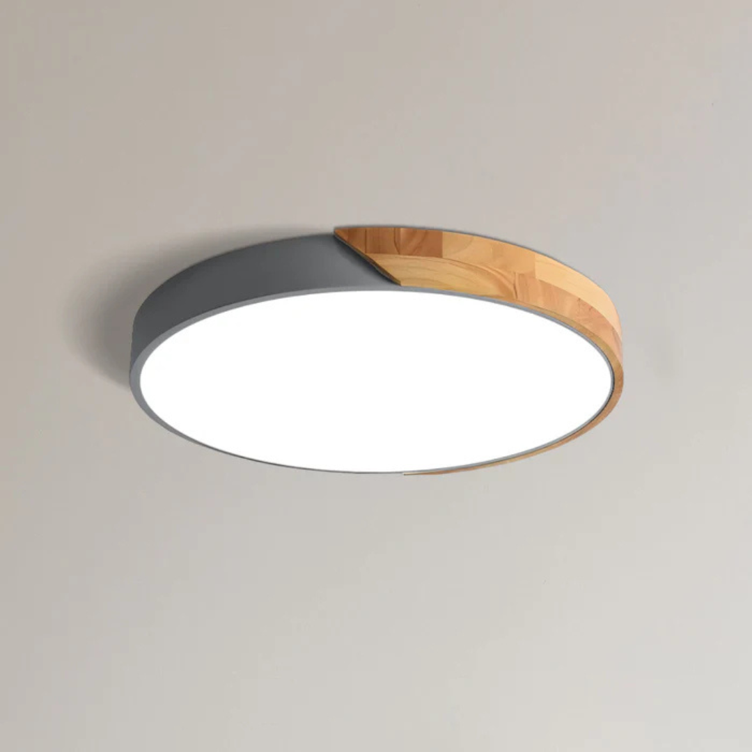 Lámpara de Techo LED | Diseño Moderno Nórdico de Madera