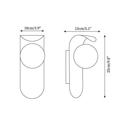 Lámpara de Pared LED Escandinava Icar | Diseño Minimalista de Madera