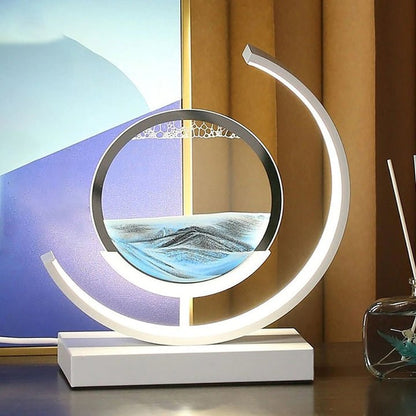 Sandlight | Lámpara de mesa LED de arena movediza