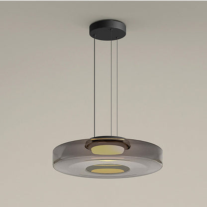 Lámpara colgante de vidrio | Luz colgante estilo Bauhaus