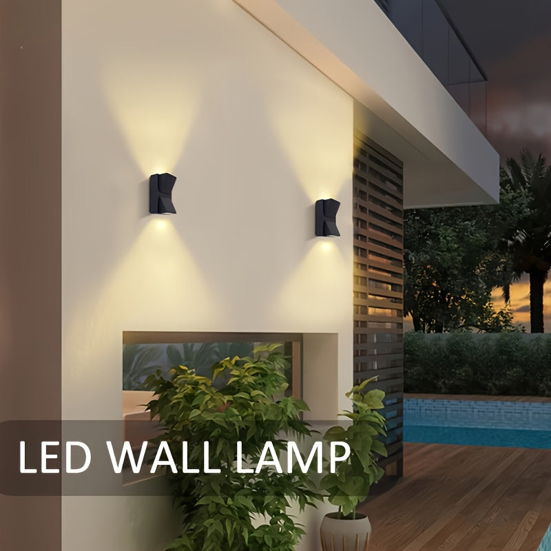 Lámpara de Pared Exterior LED Moderna | Iluminación Decorativa Impermeable 3W / 6W